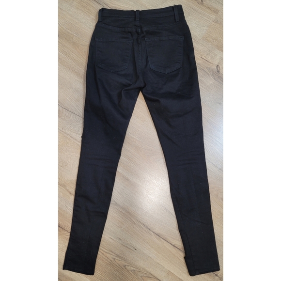 Vibrant m.i.u black mid rise ripped skinny jeans size 3 (W25) - Picture 6 of 6